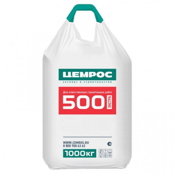 Цемент ЦЕМРОС М500 ЦЕМ I 42 5 Б 1000 кг